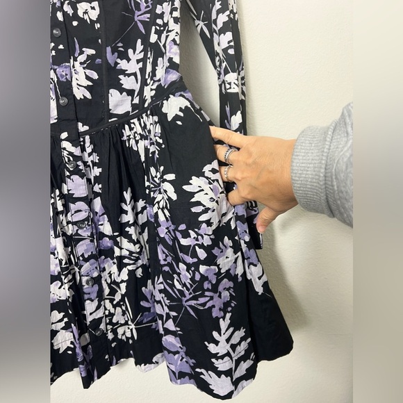 EUC Anthropologie Corset Shirt 100% Cotton Dress Sz 6 - Picture 12 of 16